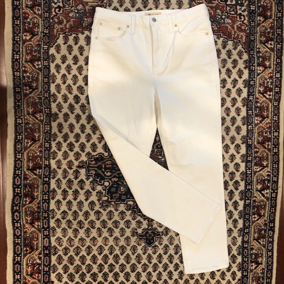 ✨✨HP✨✨MADEWELL NWOT The Perfect Straight Vintage Jean Tile White Denim 29 - Picture 4 of 7